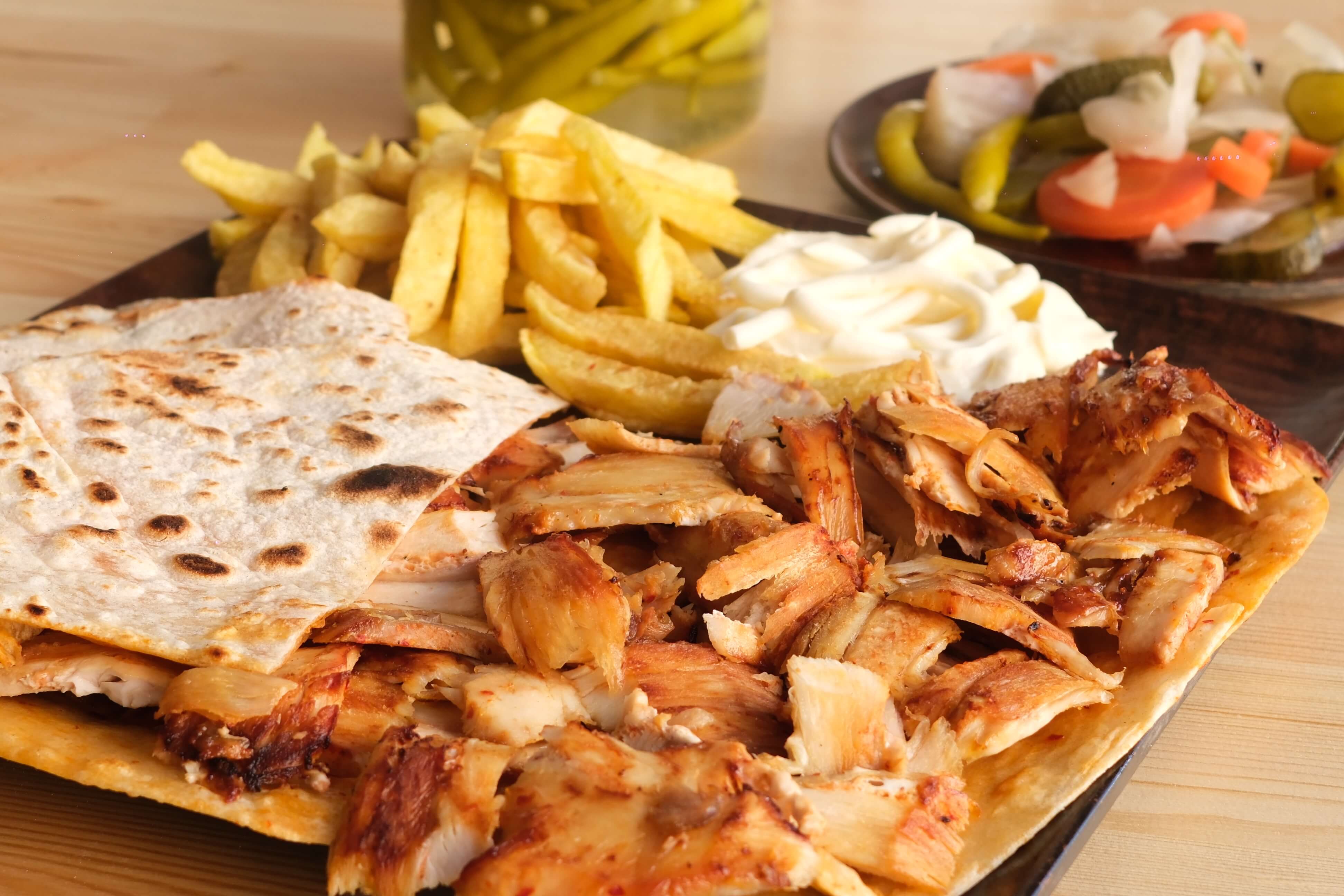 Antakya Usulü Tavuk Döner Servis